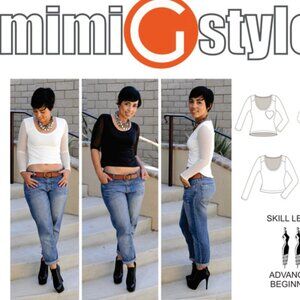 Mimi G Style T-Shirt Pattern by hotpatterns New Uncut  HP1163